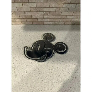 Disney Large Face Mickey‎ Mouse 9.5" Metal Kitchen Trivet Hot Plate GUC  b123